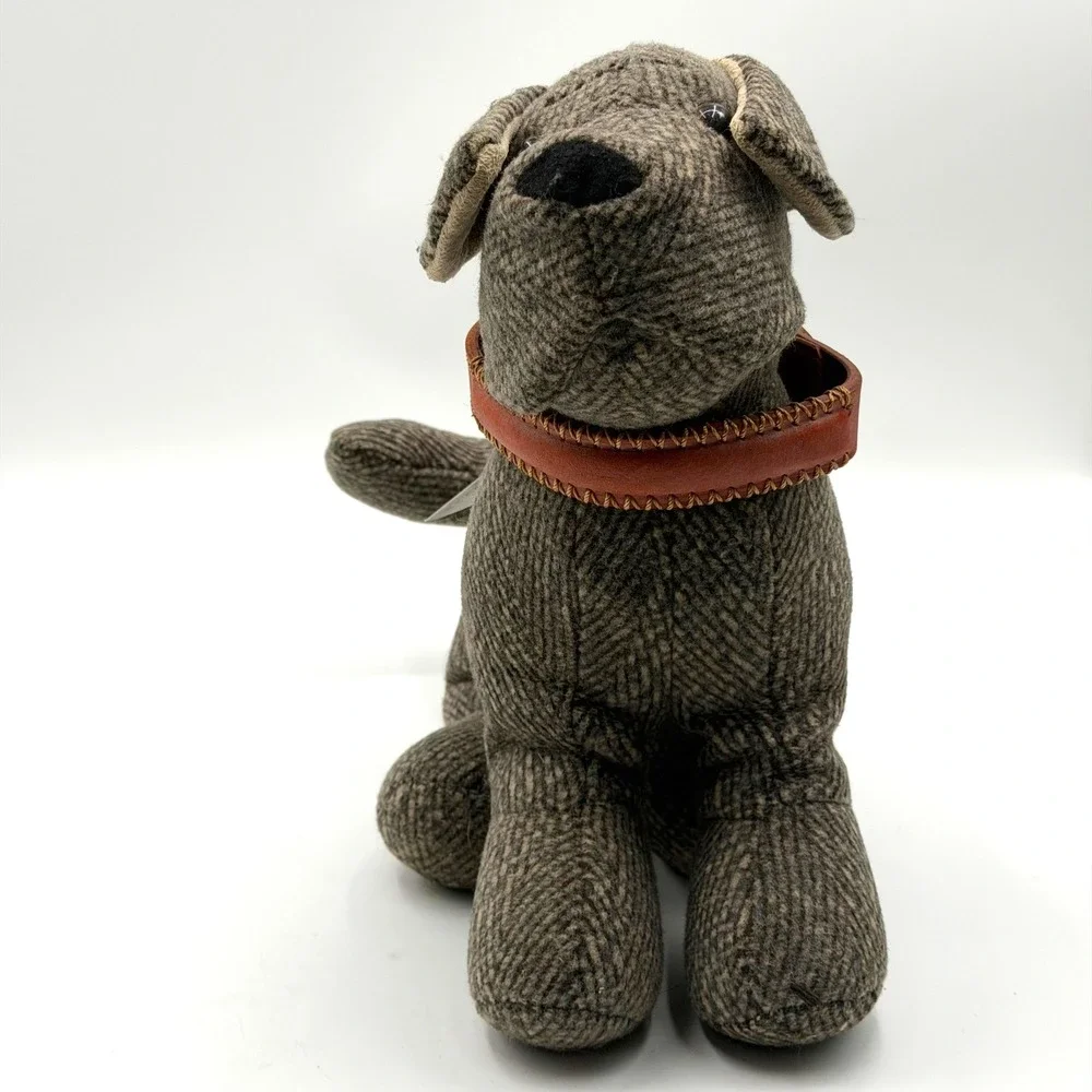 Myra Bag Rio Correr Tan Leather Whipstitch Dog Collar Size Medium